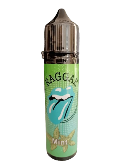 Free Base 60 ml E Juice RAGGAE - Mint -Banana - Cranberry